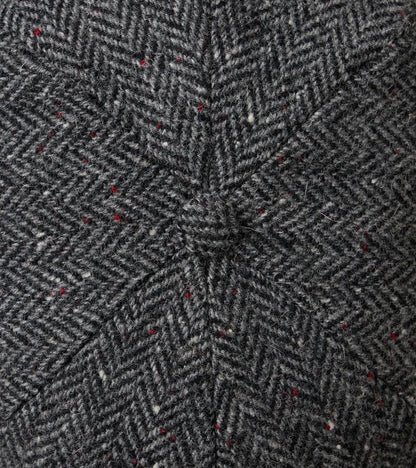 Toni Cap - Magee Donegal Herringbone - Grey