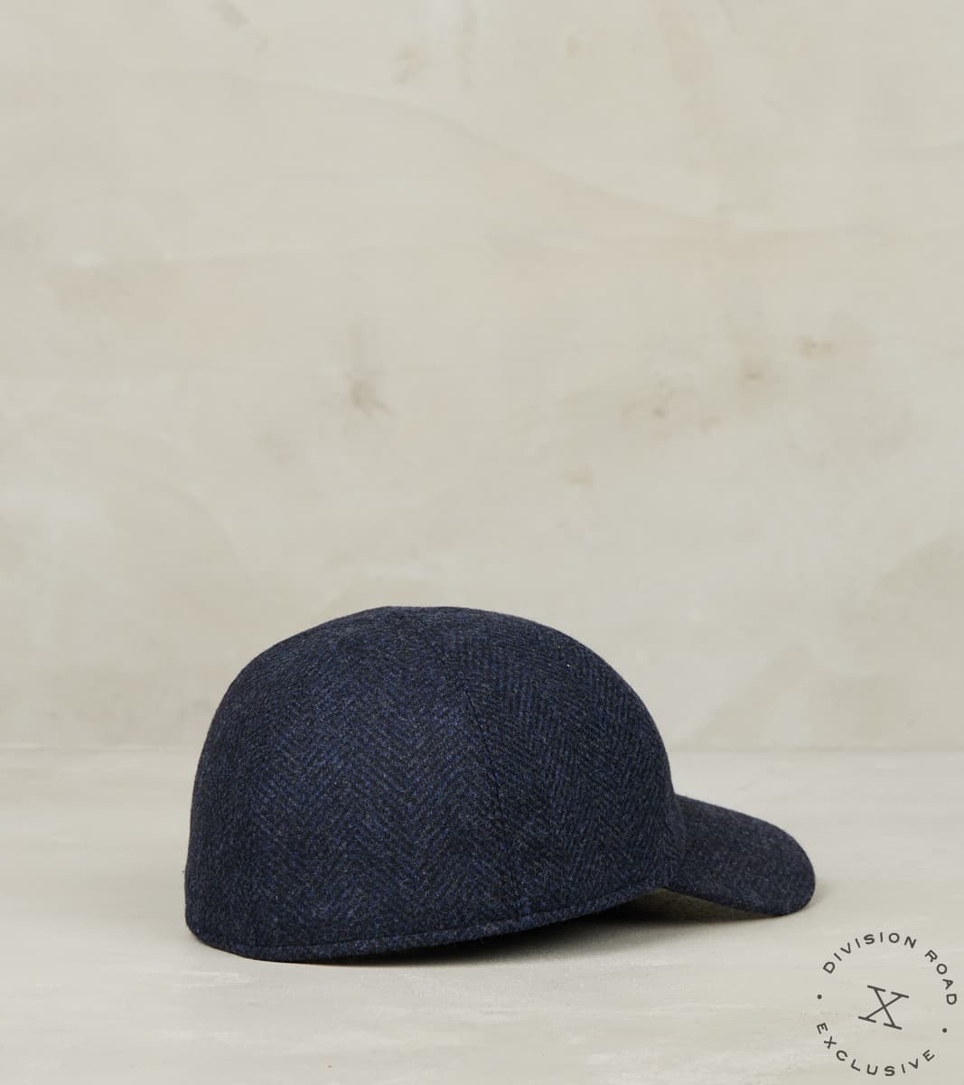 Ball Cap - Loro Piana Storm System Herringbone - Navy