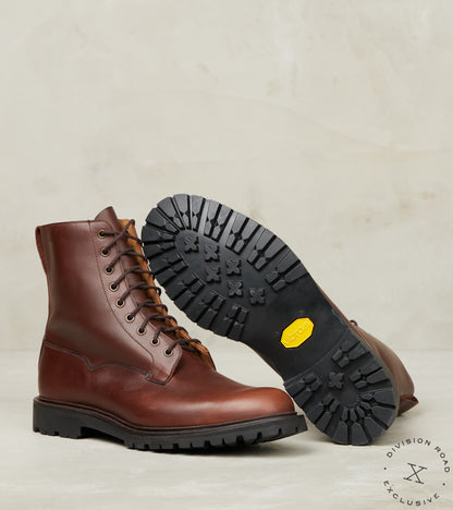 Division Road Crockett & Jones x DR Arran - 365 - Vibram Carrarmato - Teak Oiled Sides