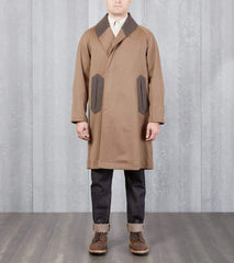 English Army Kapok Covert Coat - Fox Brothers® Fawn Covert Cloth