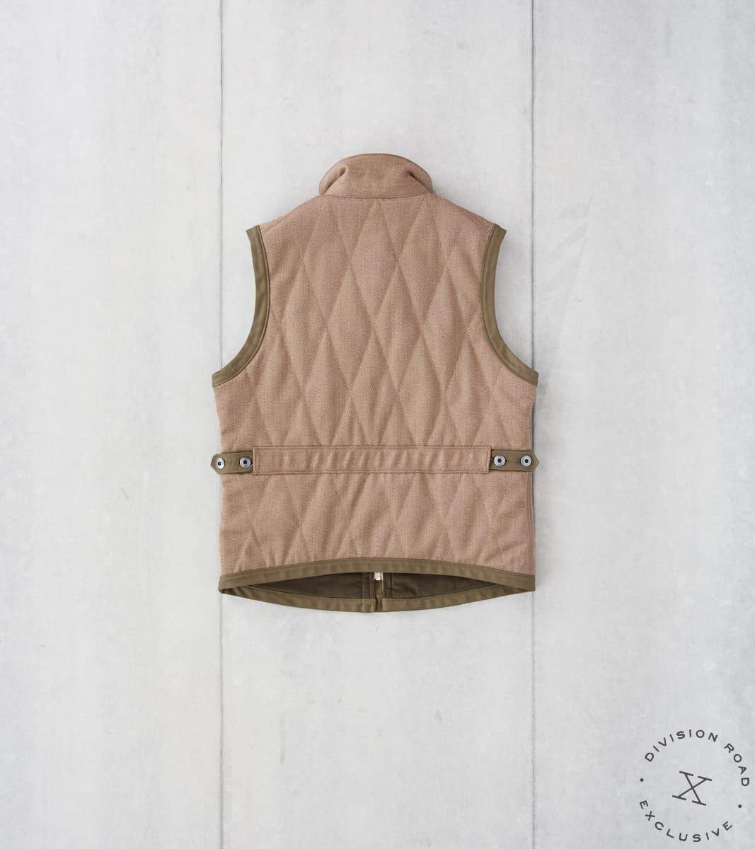 MotivMfg x DR French Fencing Hunt Vest - Fox Brothers® Fawn Covert