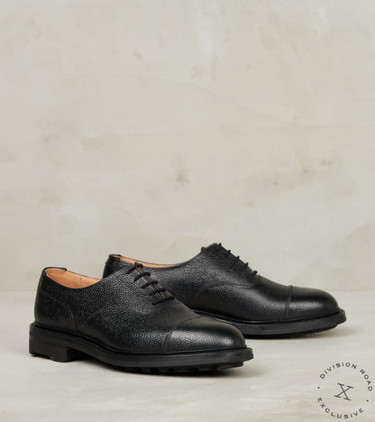 Division Road Crockett & Jones x DR Exeter - 375 - Ridgeway - Black Scotch Grain Calf