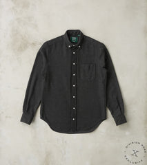 Division Road Gitman Vintage x DR Seawool® Chambray Flannel - Charcoal