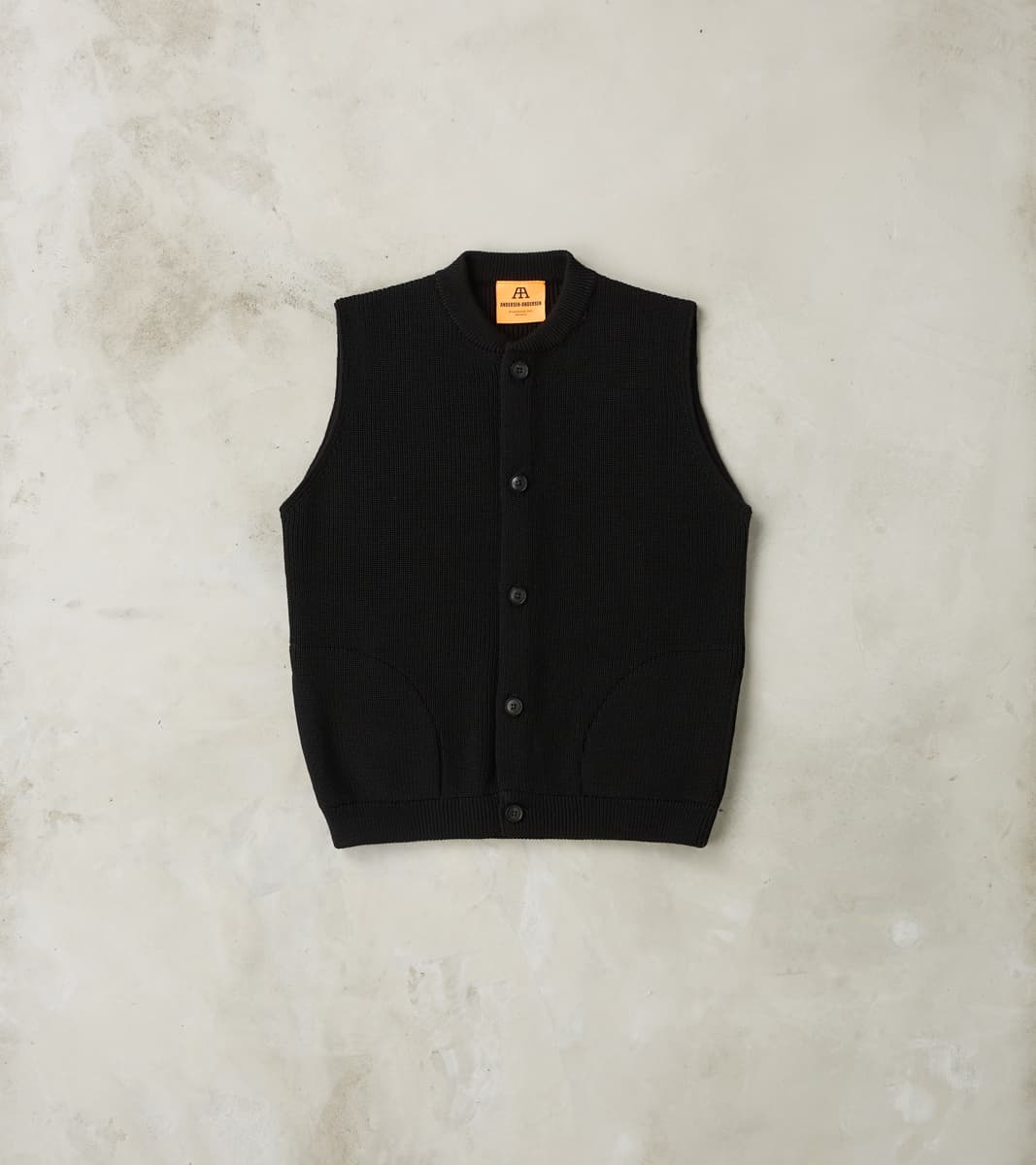 Andersen-Andersen Skipper Vest - Black – Division Road, Inc.