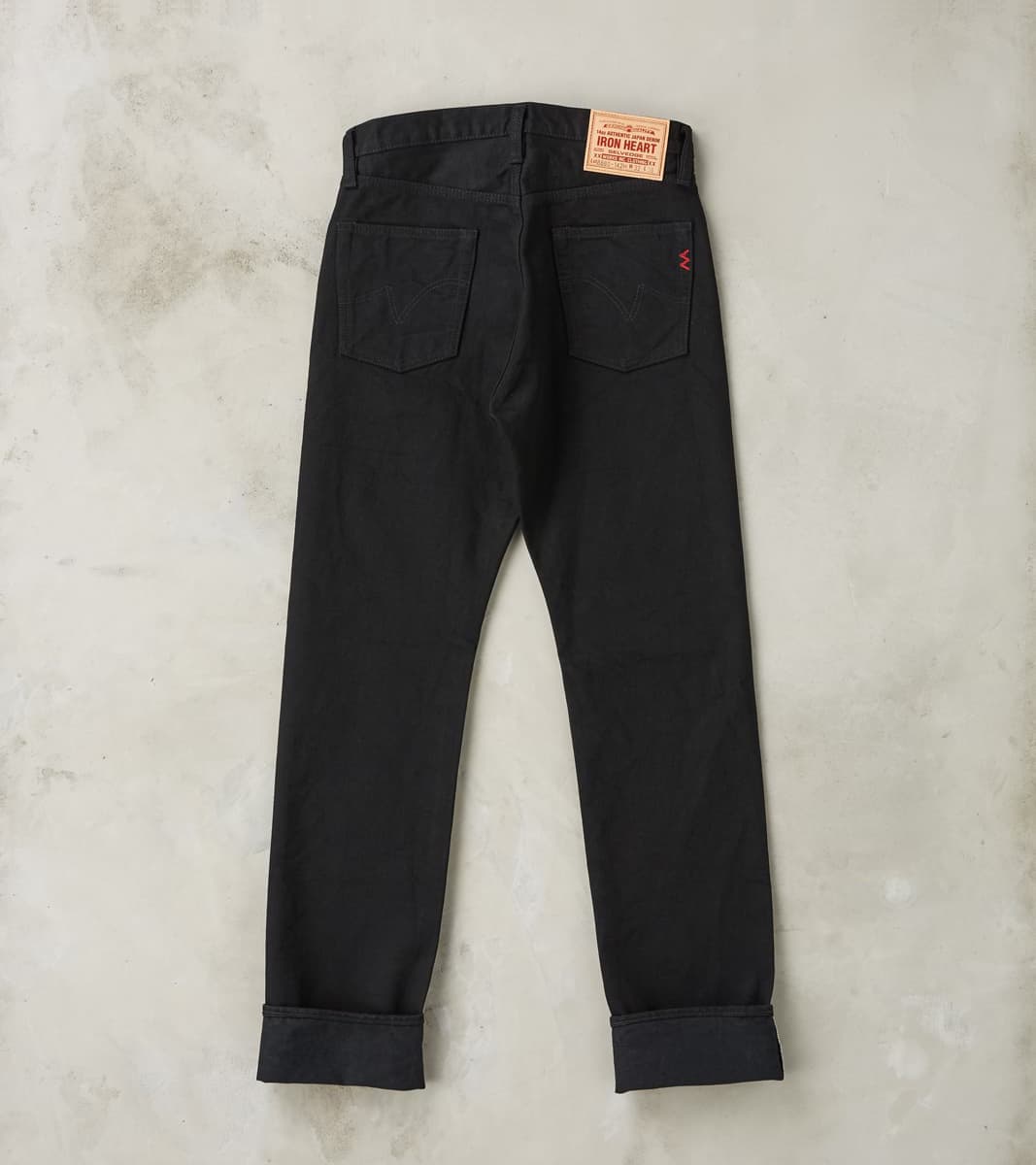 888S-142BB - High Rise Tapered - 14oz Black x Black