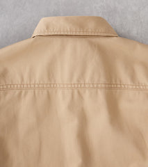 319-KHA - Military Shirt - 8oz Khaki Whipcord