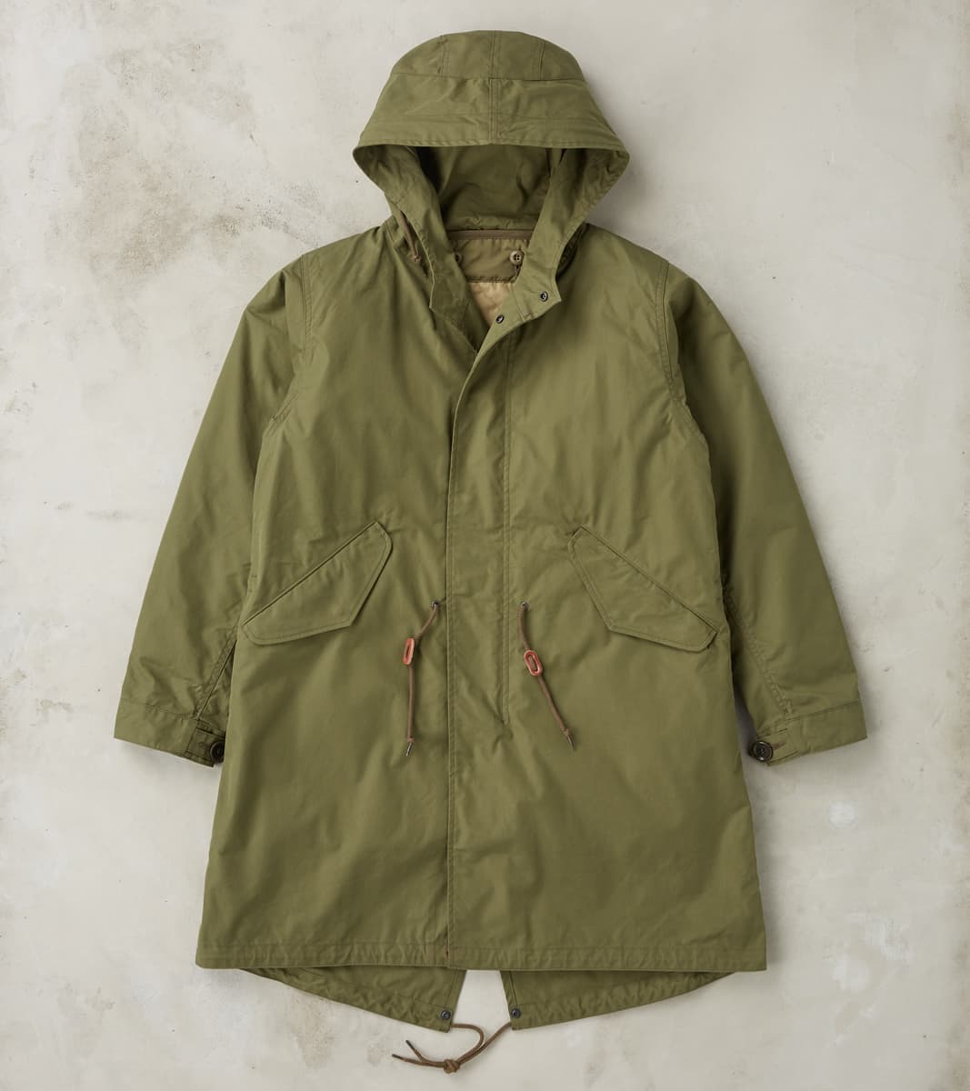 Iron Heart* Collarless Lightweight Quilted Jacket - Olive M