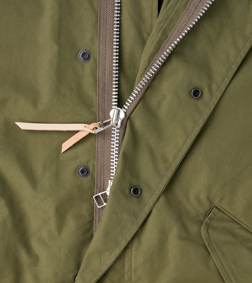 Iron Heart 38-OLV - M-51 Field Coat - 5oz. Shell & Quilted Liner  