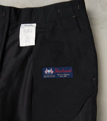 Division Road MotivMfg X DR Swiss Army Cargo Trousers - Abraham Moon® Coal Merino Twill