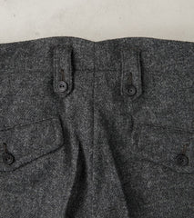 Division Road MotivMfg X DR English Convertible Trousers - Fox Brothers® Grey Flannel Tweed Twill