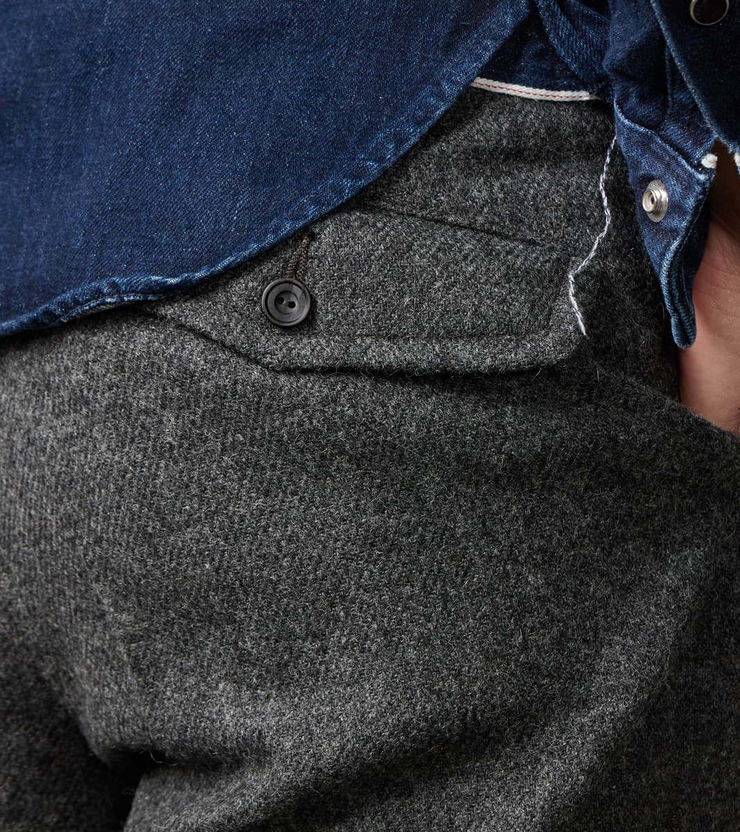 Fendi Kids' Grey Flannel Trousers | ModeSens