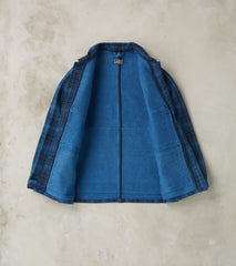 Division Road Studio D'Artisan Tasogare Indigo Dyed Outdoorsman Jacket - Blue