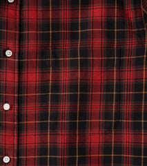 Division Road Gitman Vintage x DR Interwoven Check Twill - Red