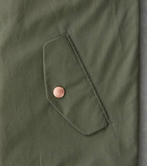 DivisionRoad Private White V.C. Archive Ventile Harrington - Olive Snap Flap Pocket
