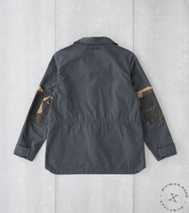 TWCXDR Shell Jacket - H.Stevensons® Charcoal & TWC Camouflage Waxed Canvas