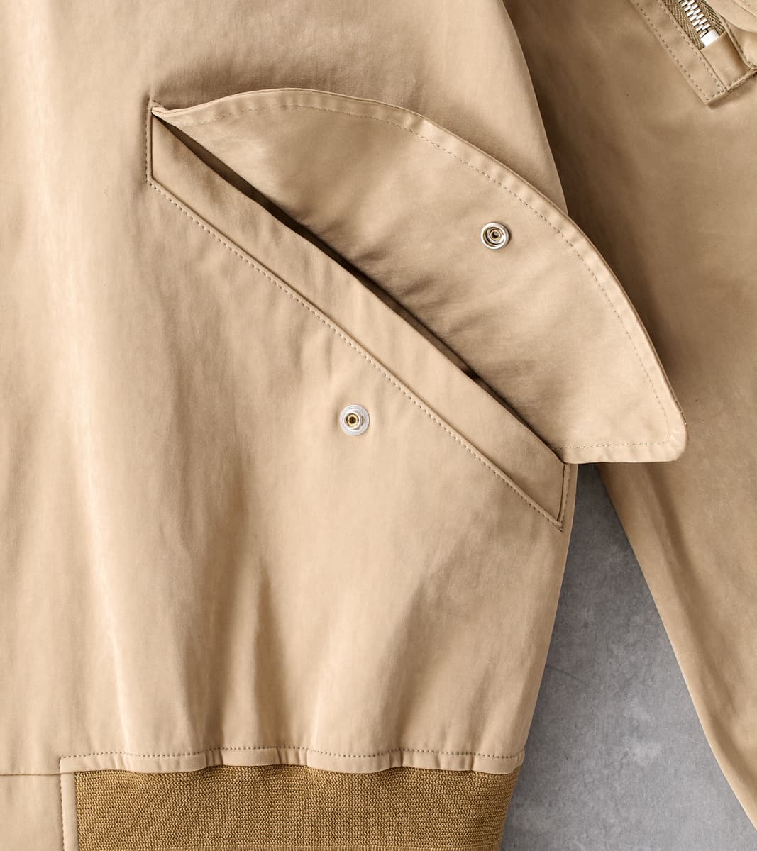 Ten C OJJ Flight Jacket - Khaki – Division Road, Inc.