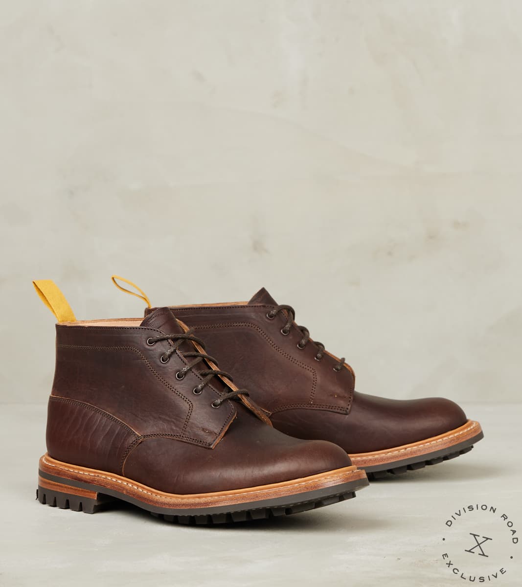 Division Road Tricker's x DR Monty Chukka - 4497 - Commando - Horween Mocha Vienna Bison