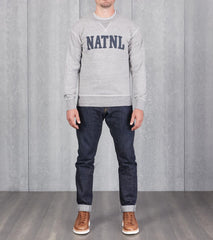 Division Road National Athletic Goods - NATNL Single V Warm Up Sweatshirt - Sport Grey
