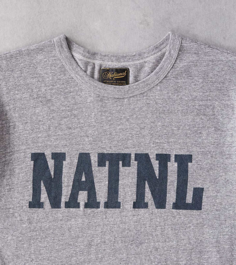 Division Road National Athletic Goods - NATNL Athletic Tee - Sport Grey