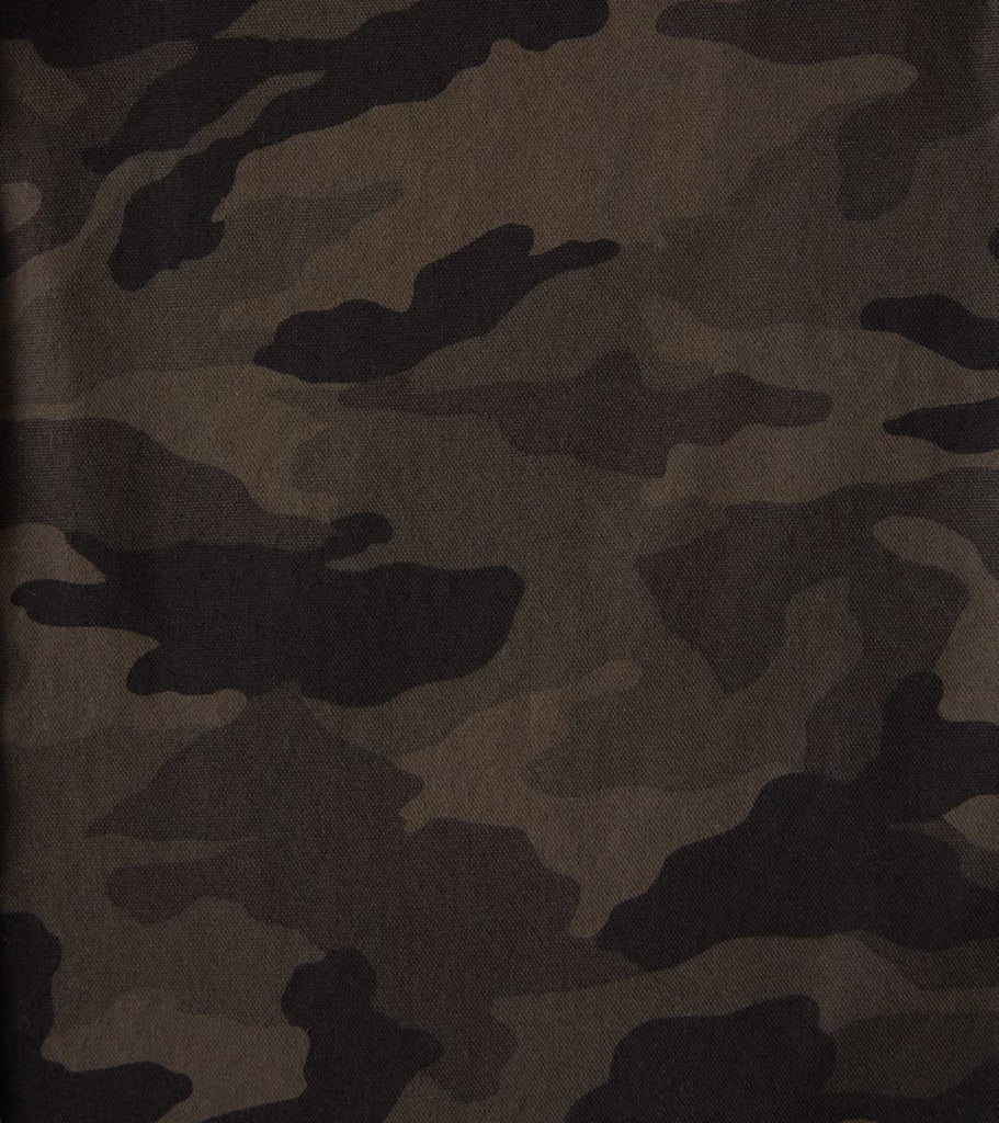 Division Road Gitman Vintage x DR Japanese Camouflage Oxford - Woodland Black