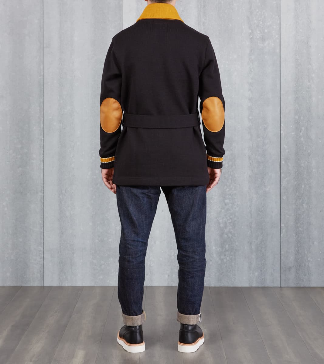 MARC DARCY DX7 Tan Tweed Elbow Patch Blazer - Formal Wear from Revolver  Menswear UK
